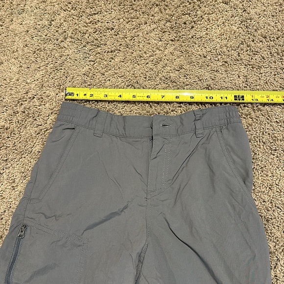 Columbia youth gray sz Medium (10/12) zip-off Omni Shade performance pants - Picture 11 of 14